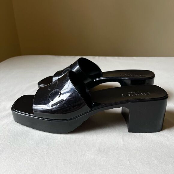 Gucci Black Women's Slide Sandals - Picture 5 of 14